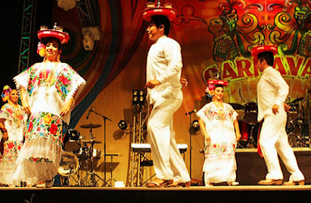 Carnaval Tulum 2012 presenta ballet juvenil de Mérida; tulumenses se dicen satisfechos de las fiestas