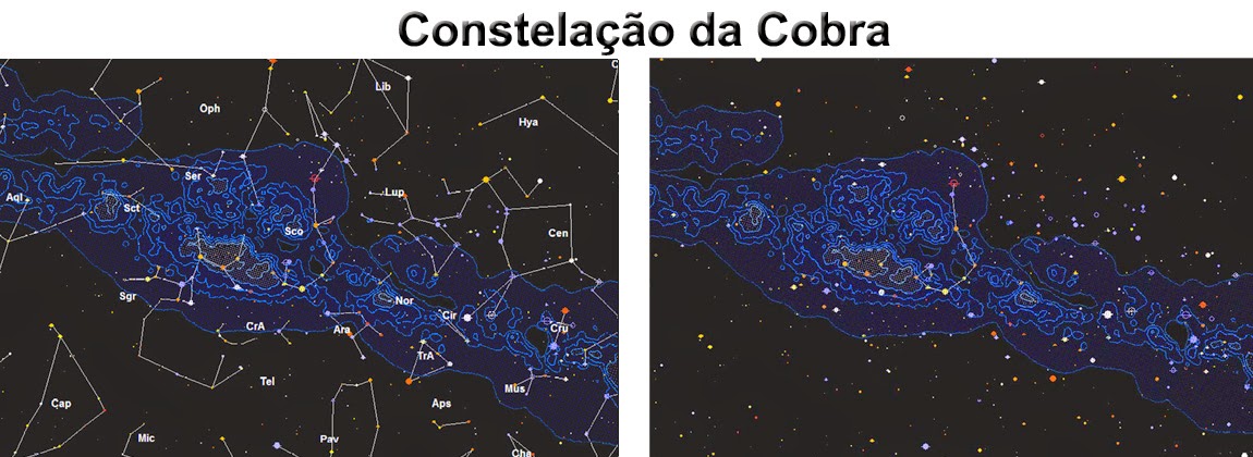 constelação da cobra - mboi