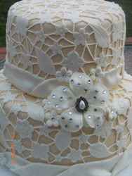 lace cake piece