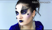 Especial Halloween 2012Makeup Viúva Negra