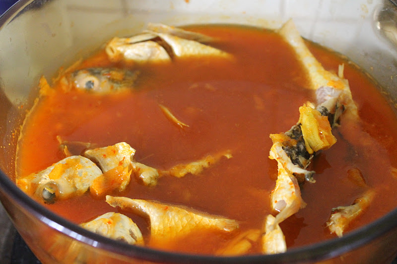 Masak Asam Pedas Ikan Belanak - Azie Kitchen