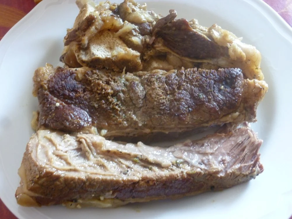 Rouelle de porc rotie au miel et sauce soja | Ma cuisine de saison