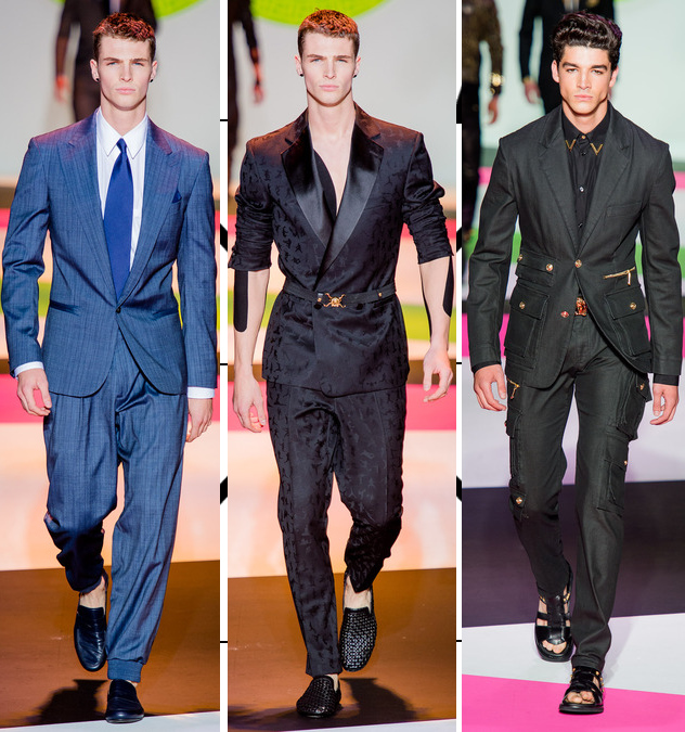Handvol Begroeten Rodeo Runway to Style Freaks| Fashion Blog: Versace Men's Spring 2014 Athletic  Movement