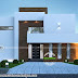 5 bedroom home design, front and back 3d elevations