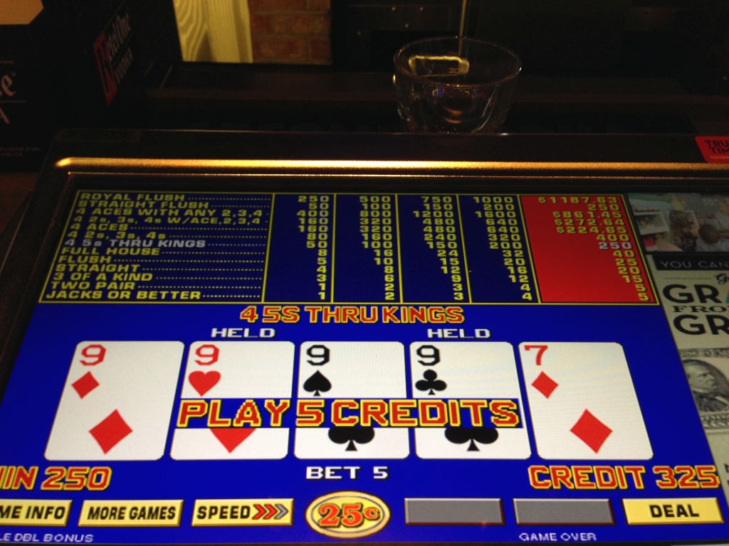 Royal Flusher Vegas Playing the Rude Blackboard Game