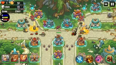 لعبة Empire Warriors TD مكركة، لعبة Empire Warriors TD مود فري شوبينغ 