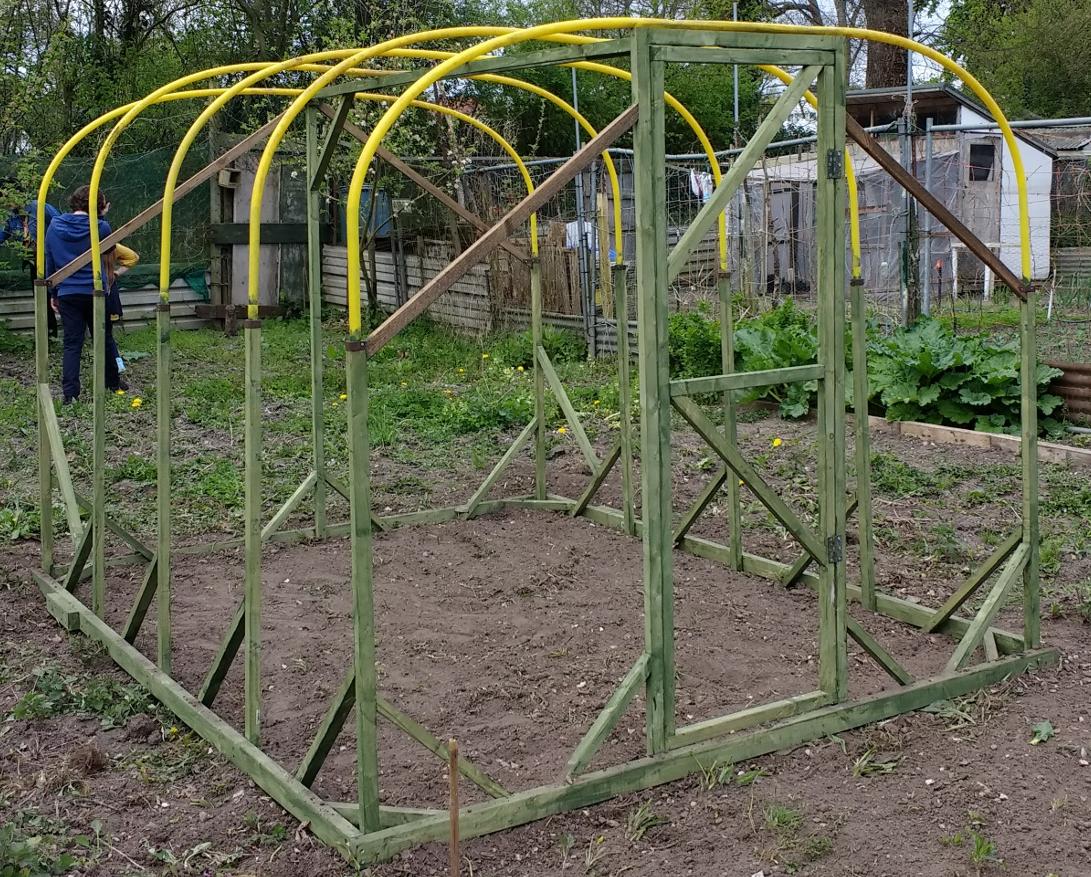The Shed And Beyond Homemade polytunnel...
