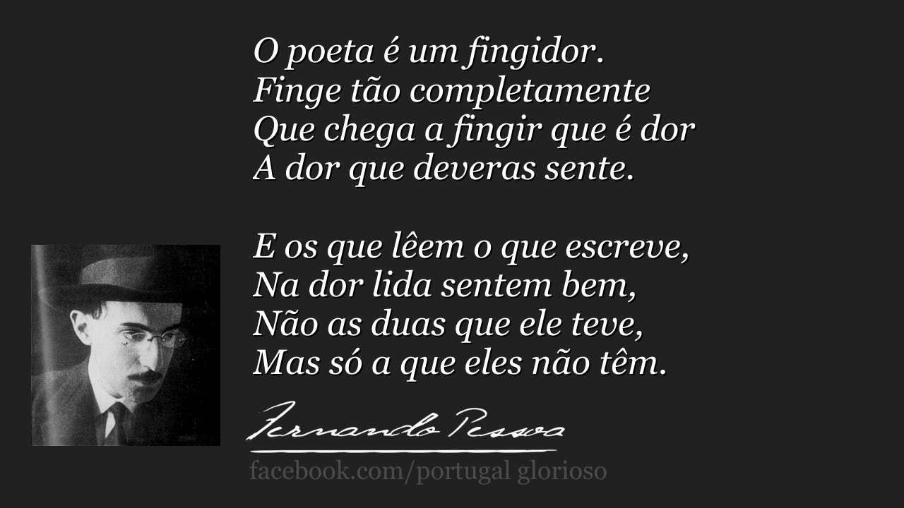 Video com 30 frases e pensamentos do mais universal poeta português