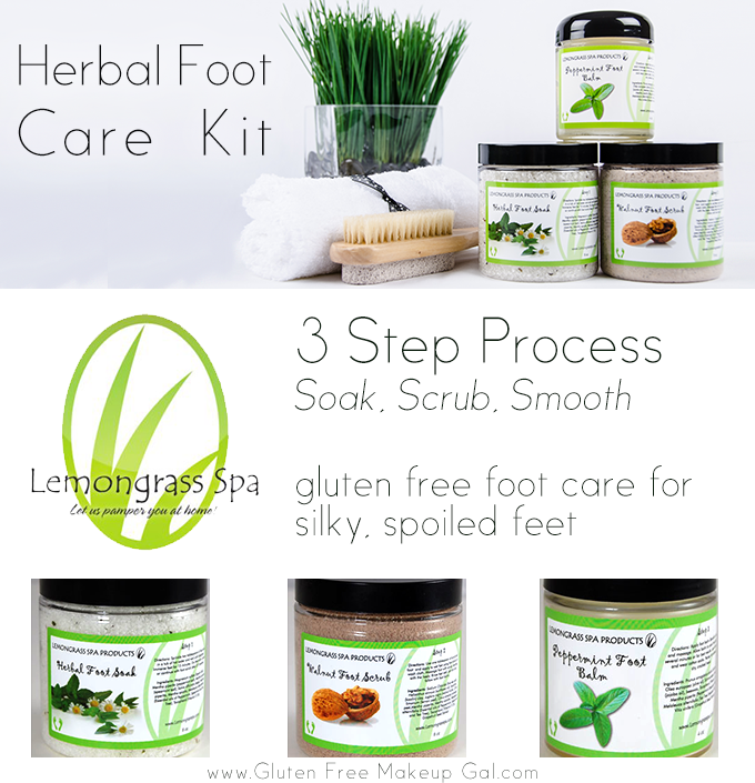 Treat your feet to the ultimate athome spa treatment with Lemongrass