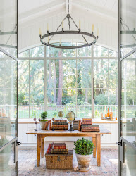 farmhouse giannetti traditional atherton office plan open interior interiors california french lofty inspiration magazine doors hellolovelystudio brooke favorite linen velvet