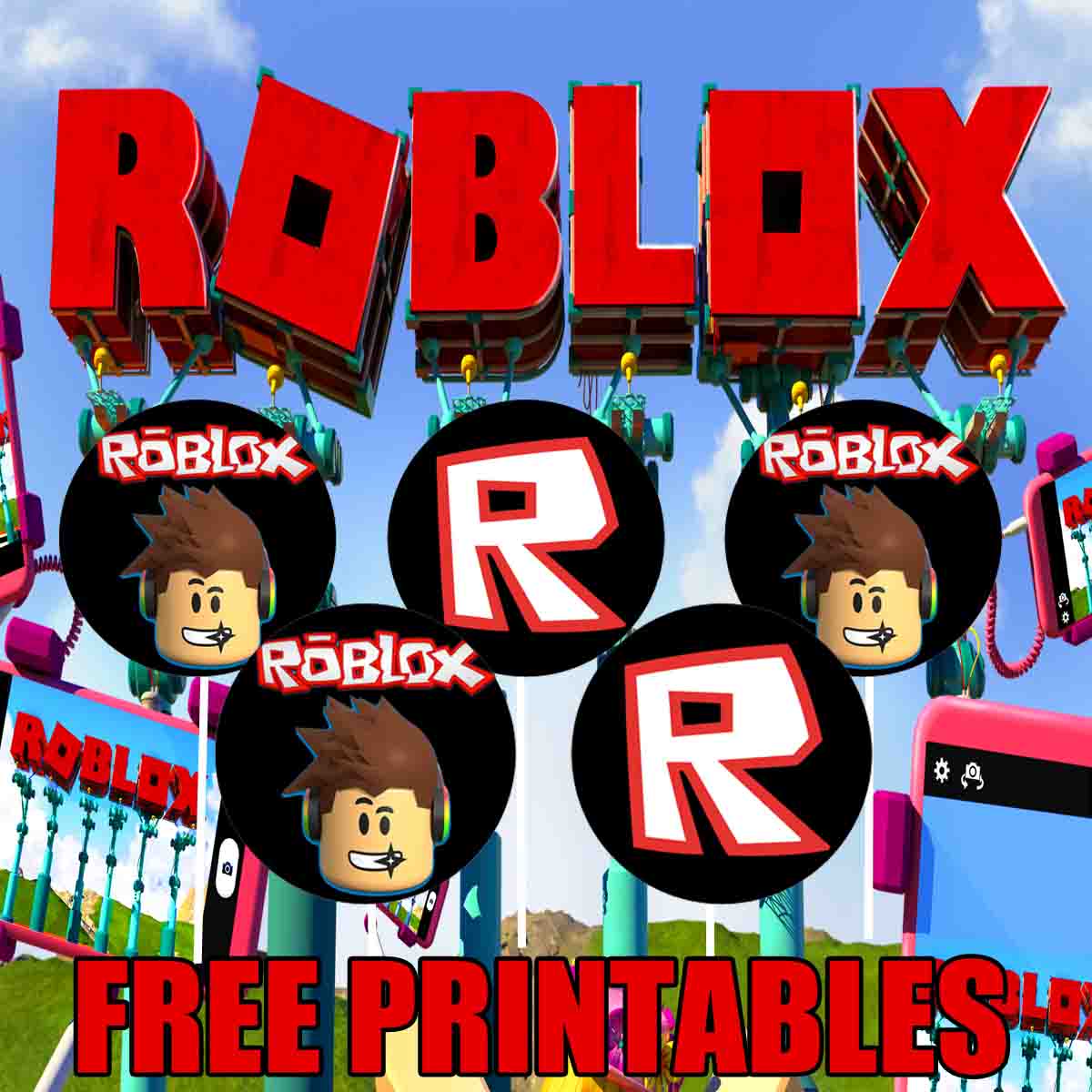 Free Printable Roblox Birthday Banner High Resolution Printable