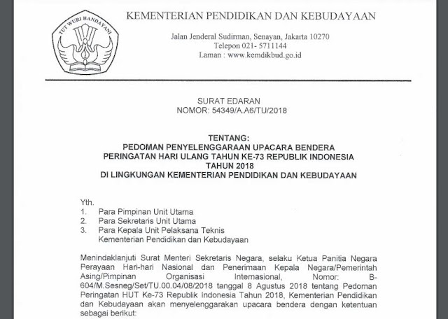 Download Naskah Pidato Sambutan Upacara Peringatan Hut Ri Ke 73 Tahun 2018 Komunitas Smk Kabupaten Grobogan