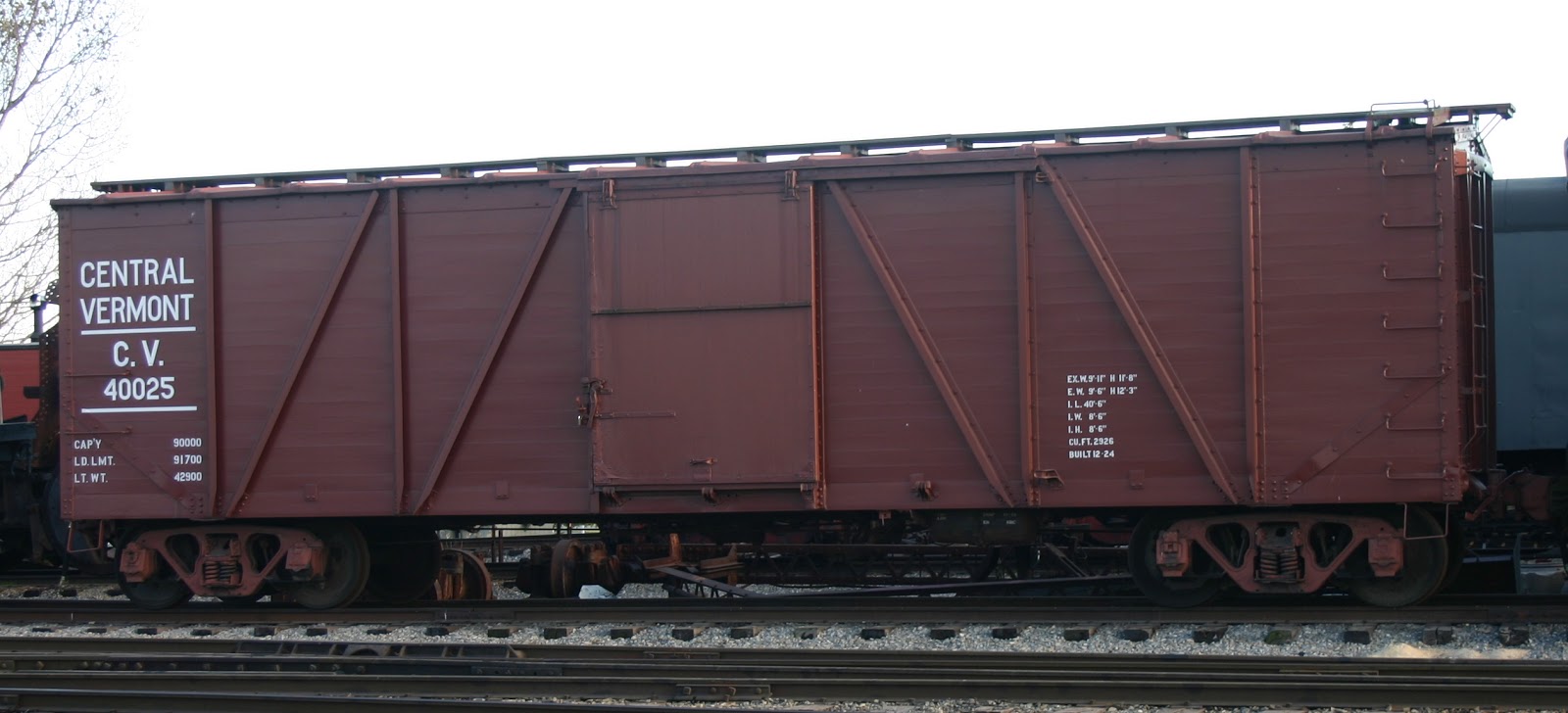 Central Vermont Railway CV 40000series Howe Truss Boxcars