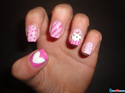 nail nails designs cupcake easy birthday happy pretty simple pink acrylic manicure finger patterns polish source short girlshue decorations pedicure