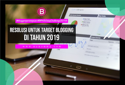 Resolusi untuk Target Blogging di Tahun 2019