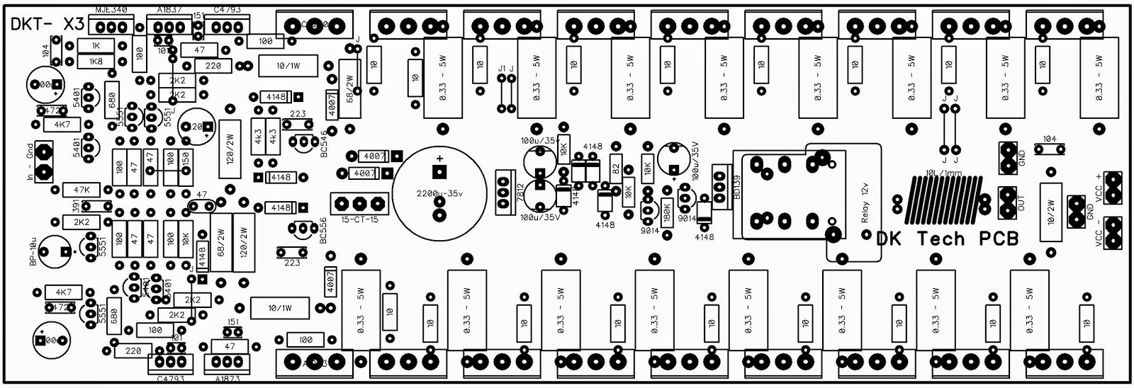 POWER AMPLIFER YIROSHI ~ Elektronika