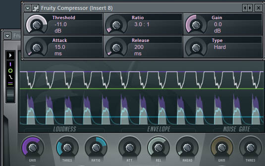 FL Studio - Panduan Penggunaan Plugin Efek Compressor (Part 2)