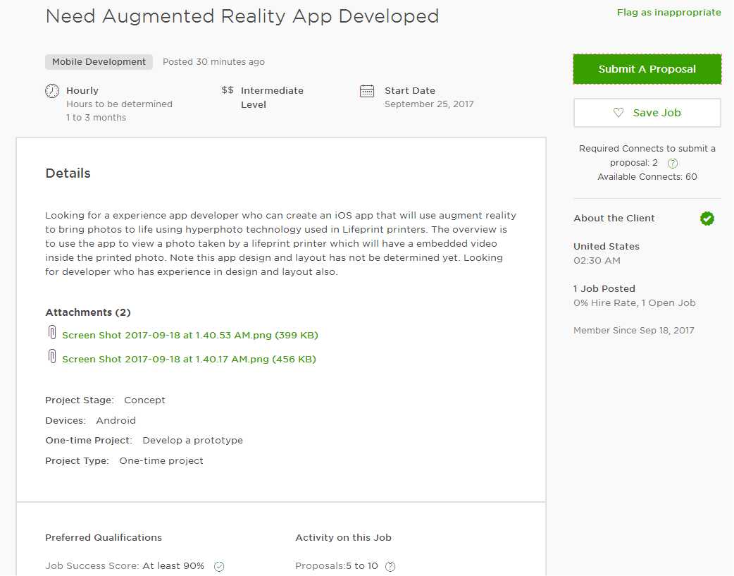 upwork cover sample for mobile app android app ios ios developer cover letter