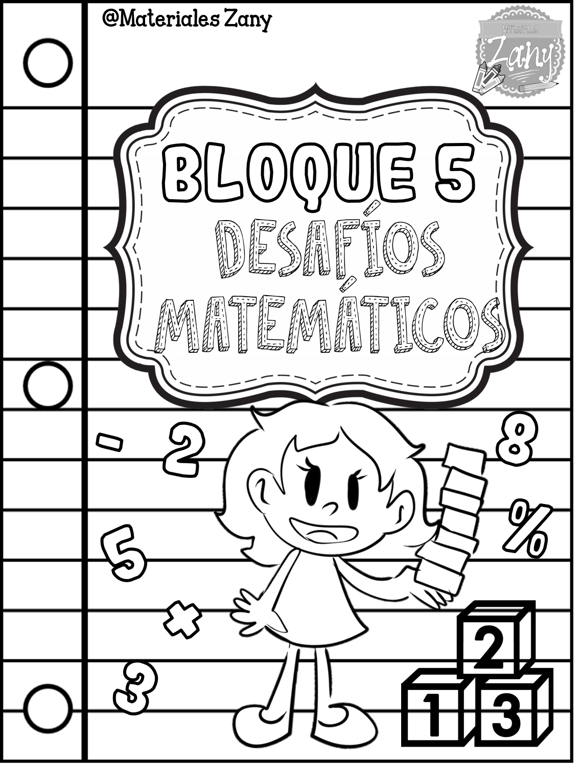 Materiales Zany: Portadas de Bloque 5