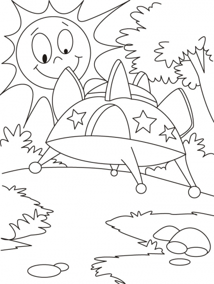 ufo coloring pages for kids - photo #39