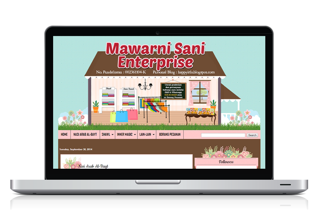Tempahan edit blog - Mawarni Sani Enterprise