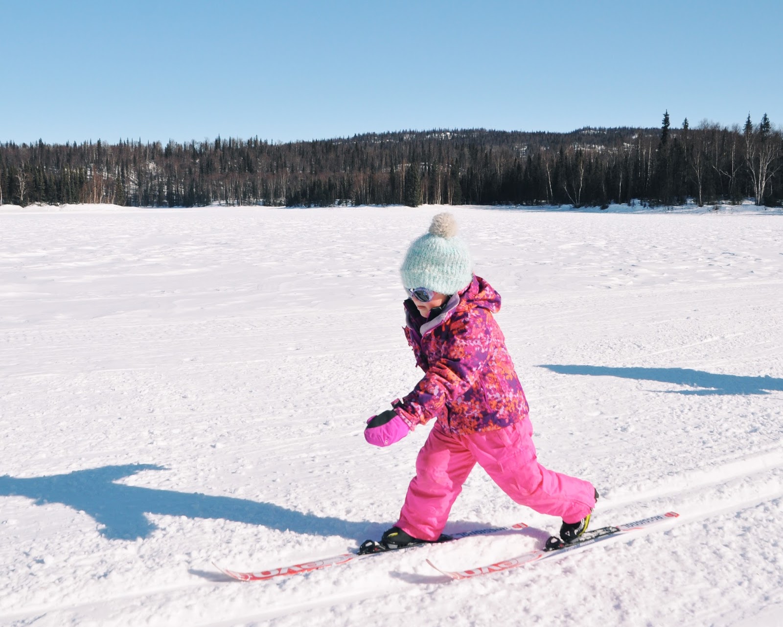 Cross Country Skiing Preschooler talkeetna xy lakes