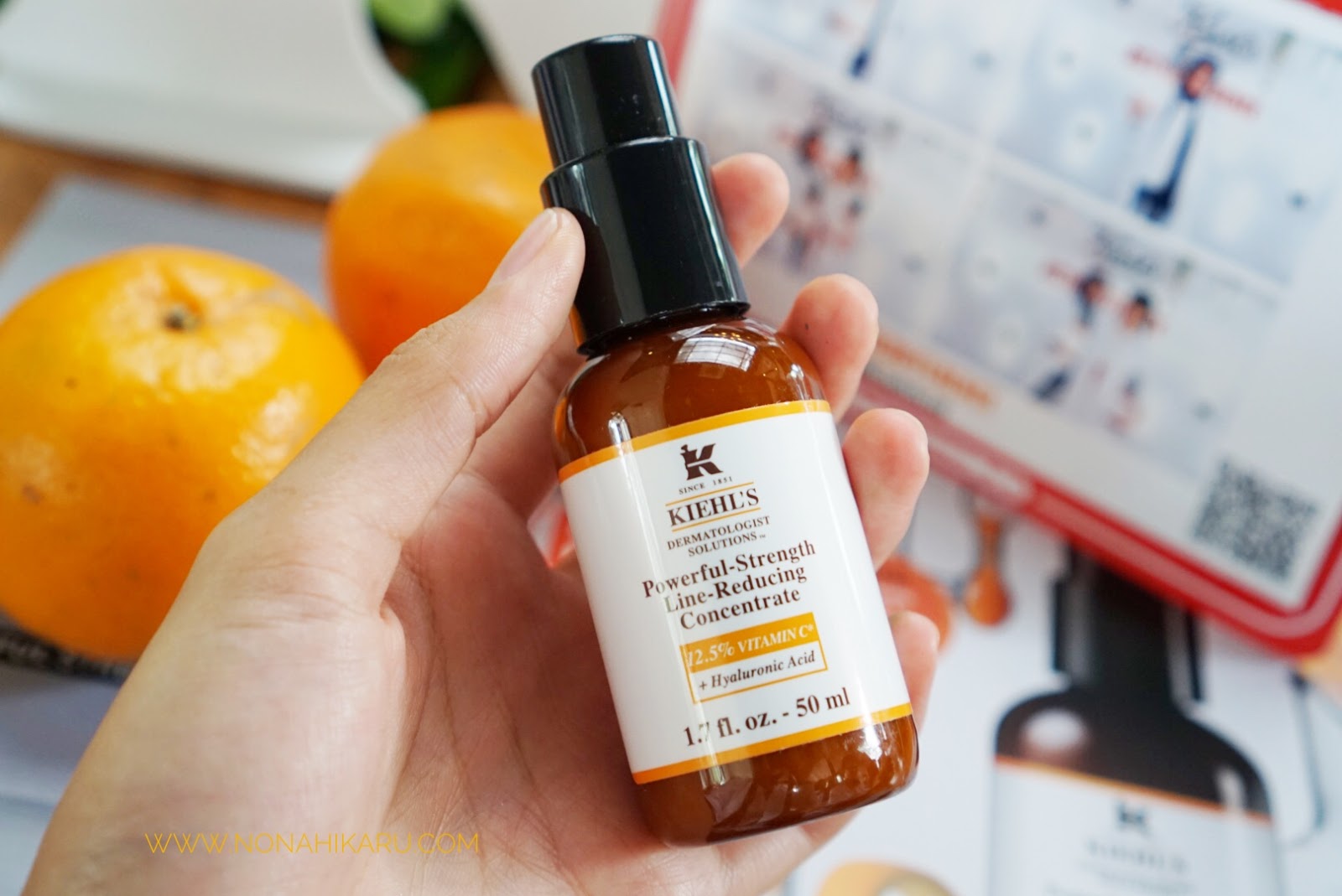 REVIEW KIEHL'S POWERFULSTRENGTH LINEREDUCING CONCENTRATE 12,5 VITAMIN C Beauty & Travelling