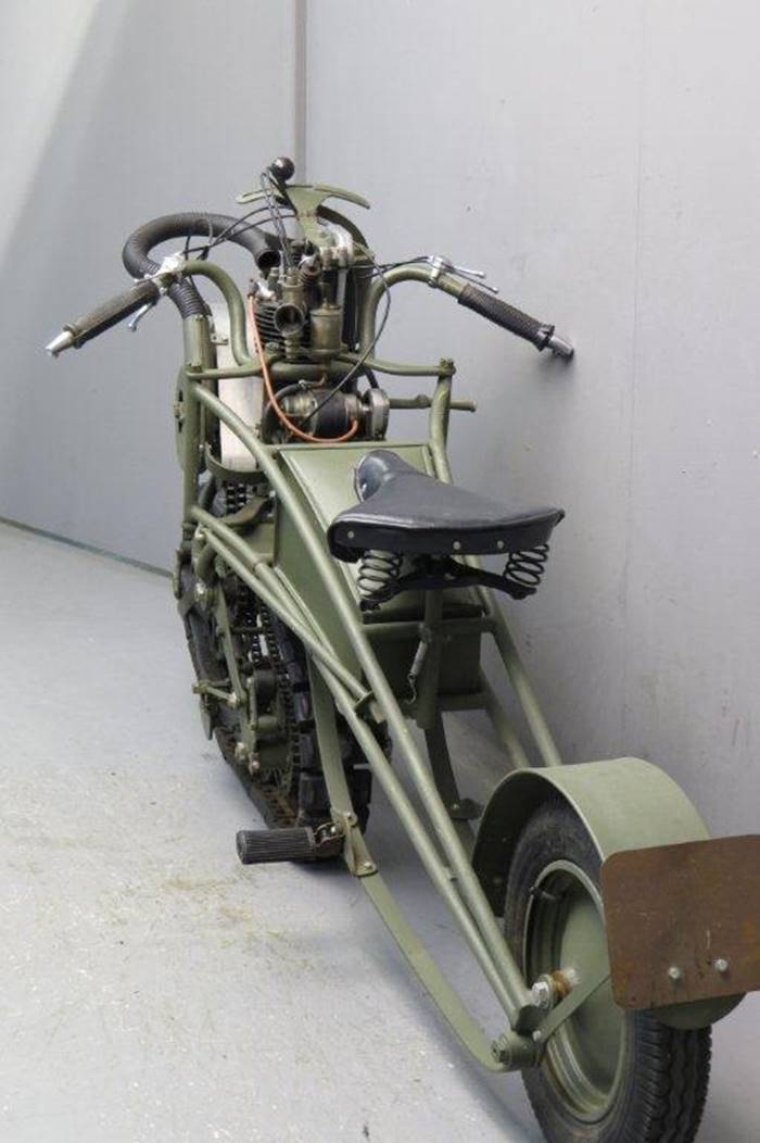 1937 French Military Tracked Motorcycle Mercier