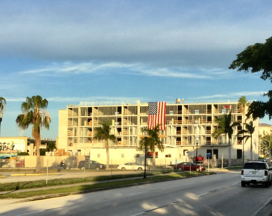 Punta Gorda Florida Daily Photo: New Marriott Springhill Suites Rises