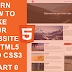LEARN HOW TO MAKE A WEBSITE USING HTML AND CSS : PART0