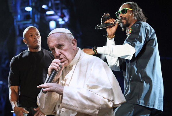 Twitter convierte al Papa en rapero