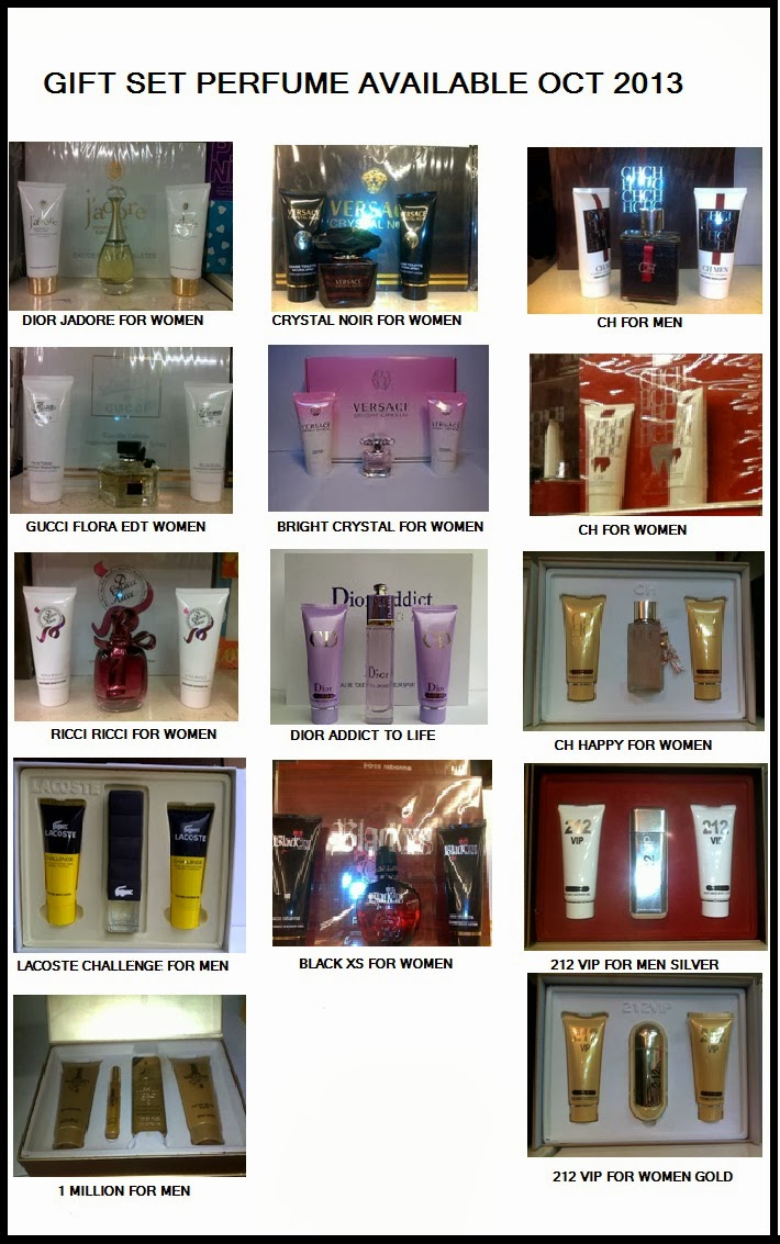 BORONG PERFUME MURAH MALAYSIA GIFT SET PERFUMES