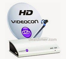 Videocon D2H 25% off + 10% Cashback