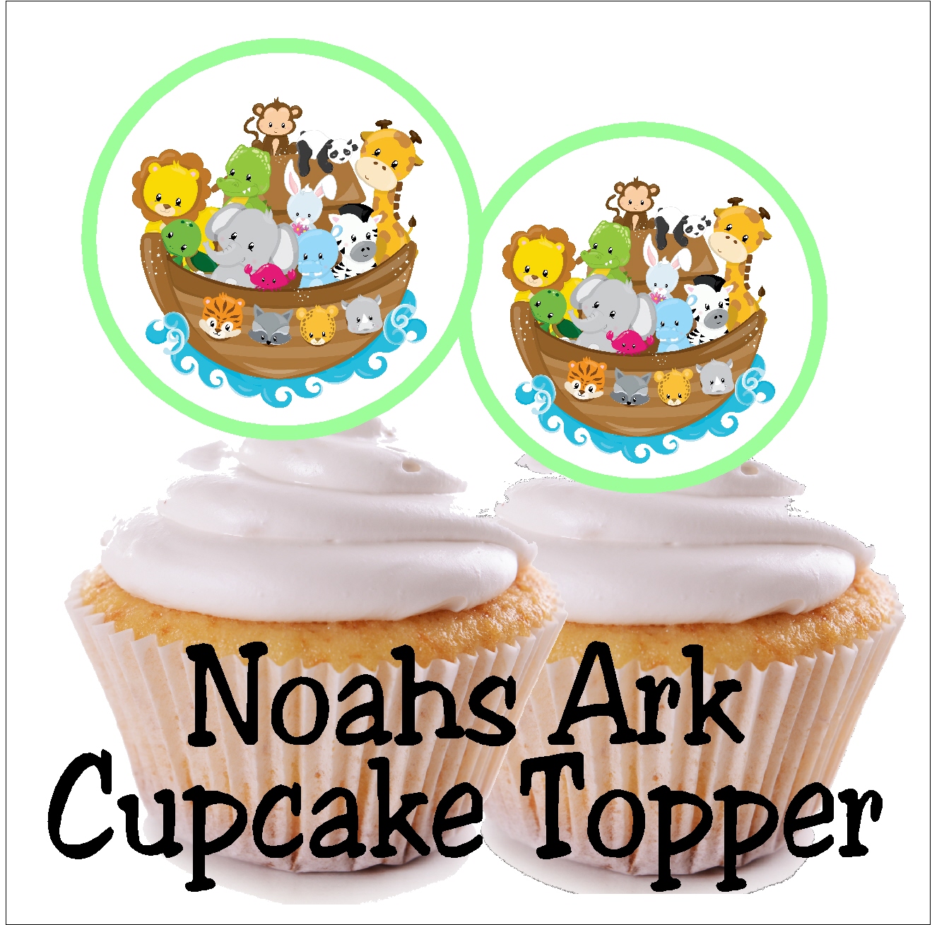 Diy Party Mom Noah S Ark Cupcake Topper Printable