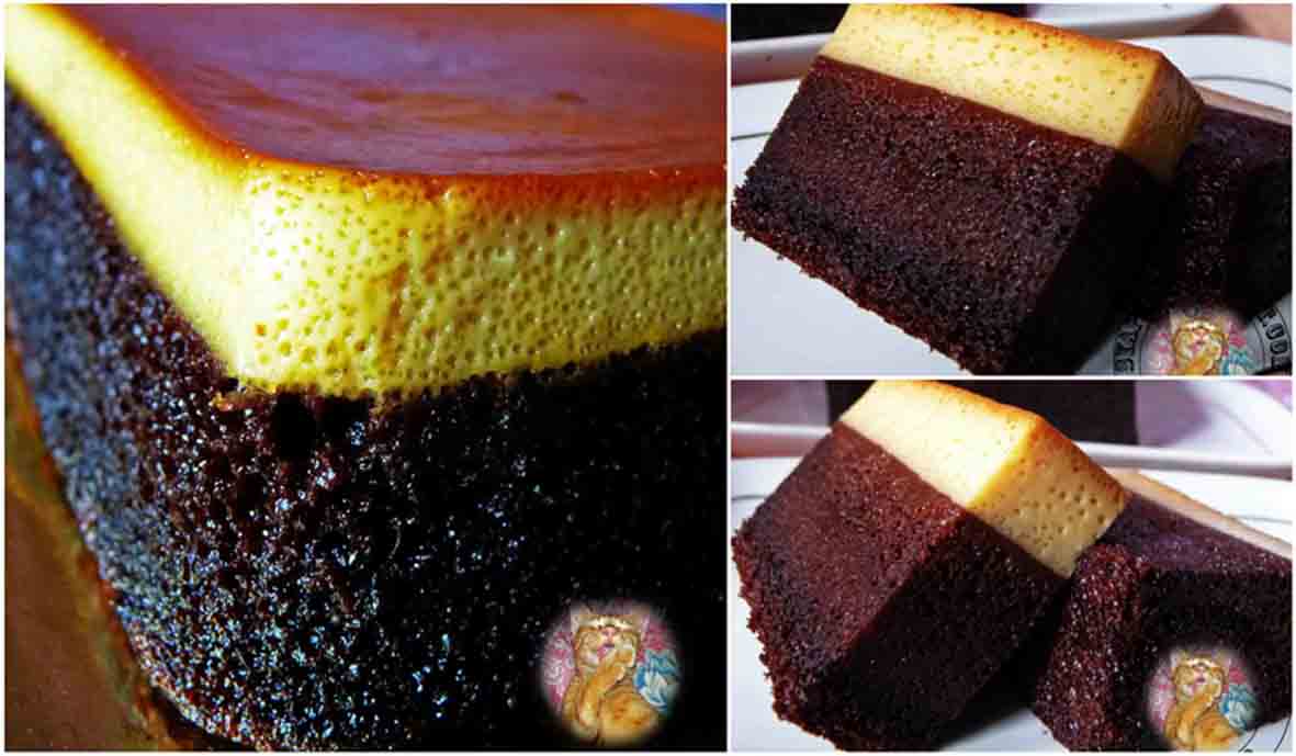 Resepi Kek Coklat Puding Karamel Super Moist dan Lezat