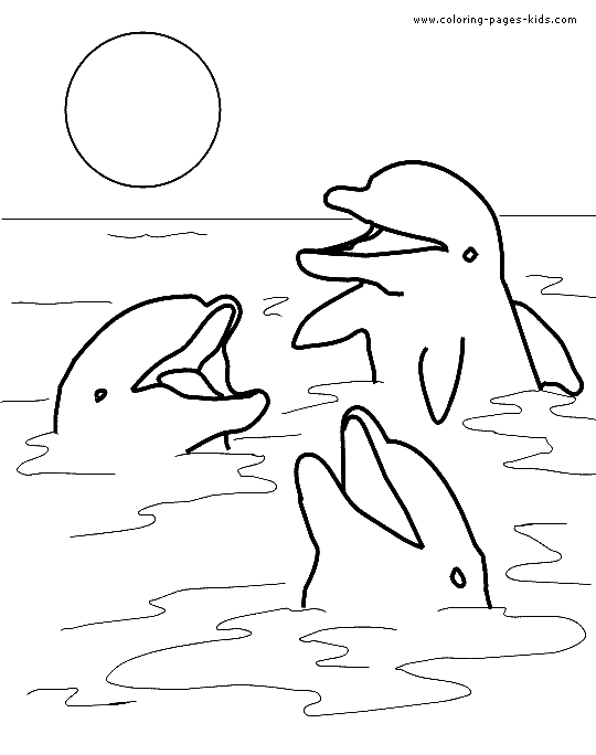 baby dolphin coloring pages - photo #12
