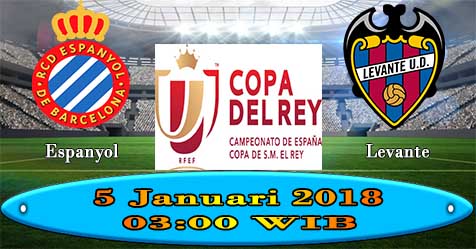 Prediksi Bola855 RCD Espanyol vs Levante 5 Januari 2018 Prediksi Bola855 RCD Espanyol vs Levante 5 Januari 2018