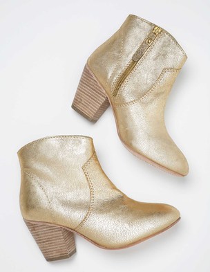 russell and bromley gold shoes