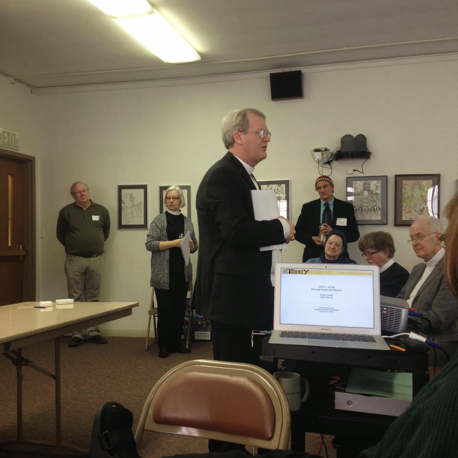 Blog Visitation to Trinity Episcopal Church, Iowa City, Iowa—January 26, 2014