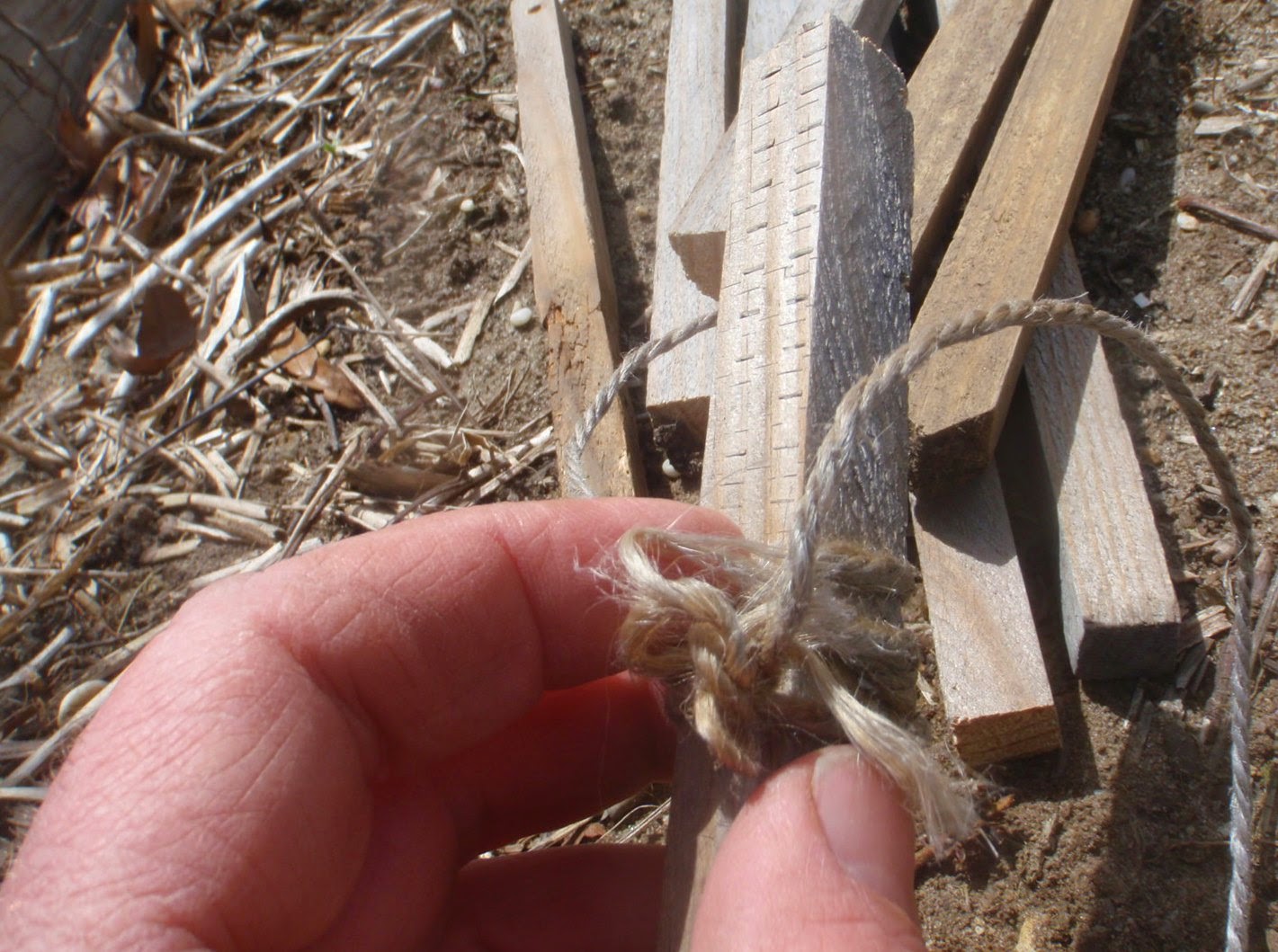 Science teacher On tying knots