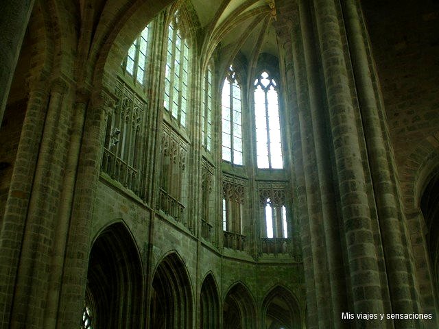 Abadía Monte Saint-Michel, Normandia (Francia)