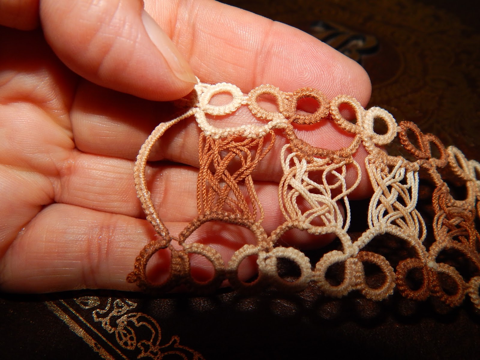 Carollyn's Tatting Blog Woven Picot Pattern PDF just added at bottom