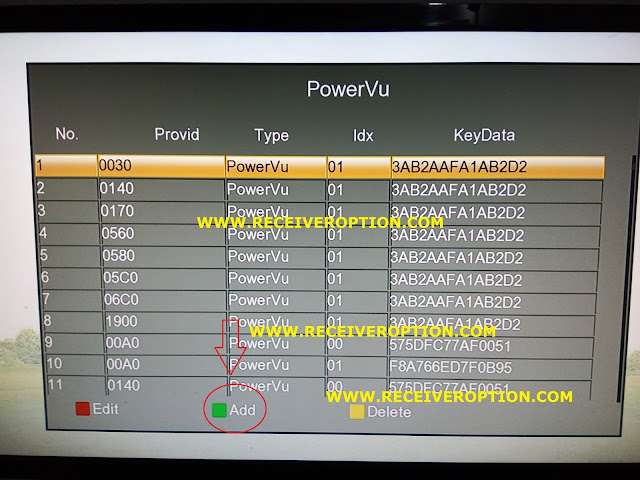 ECOLINK EL5100 BRAVO HD RECEIVER POWERVU KEY OPTION