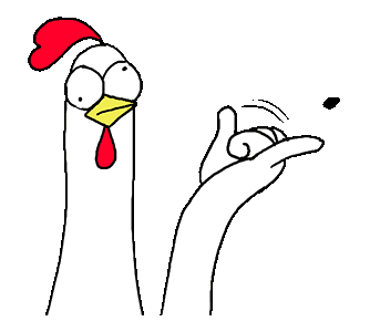 LINE Creators' Stickers - Chicken Bro 5 Example with GIF Animation