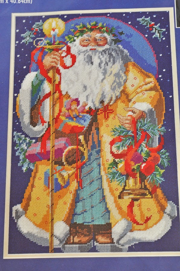 Quilternity's Place Father Christmas Needlepoint kit...