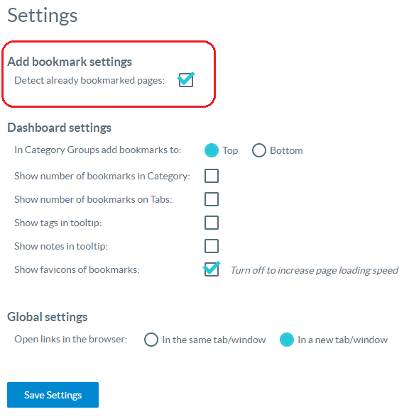 Bookmark Ninja New Feature Detect already bookmarked pages