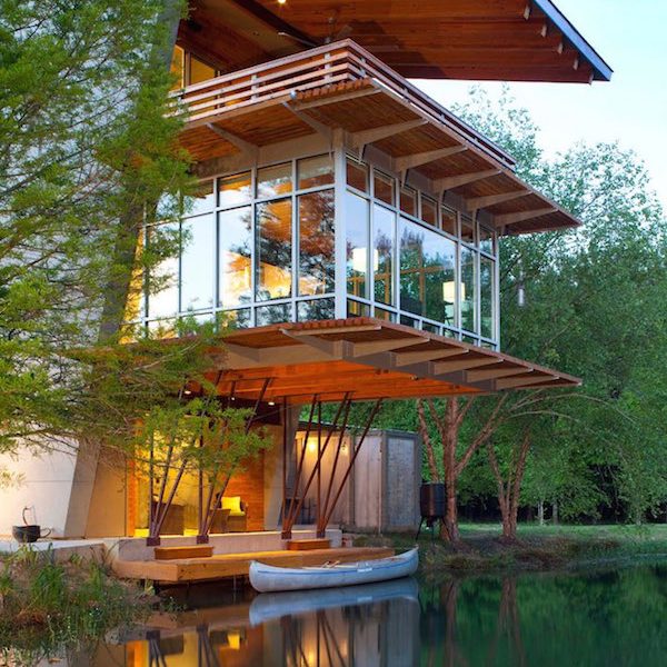 Kütük Evler Foto Blog Göl kenarında harika bir ahşap ev modeli FOTO