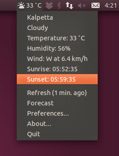 weather indicator applet ubuntu 12.04