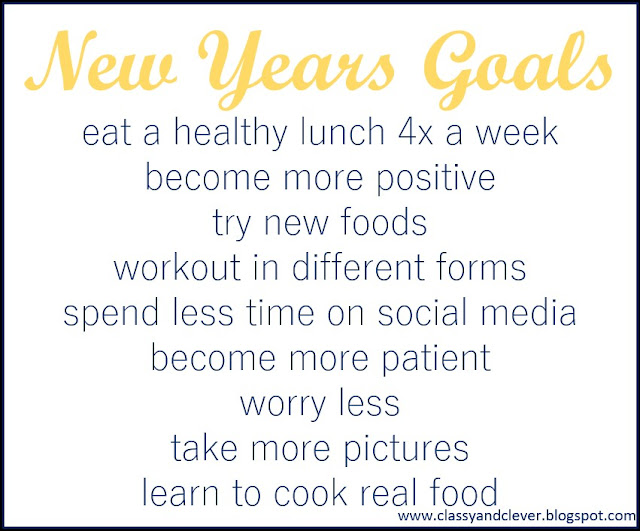 Classy &amp; Clever: New Years Goals