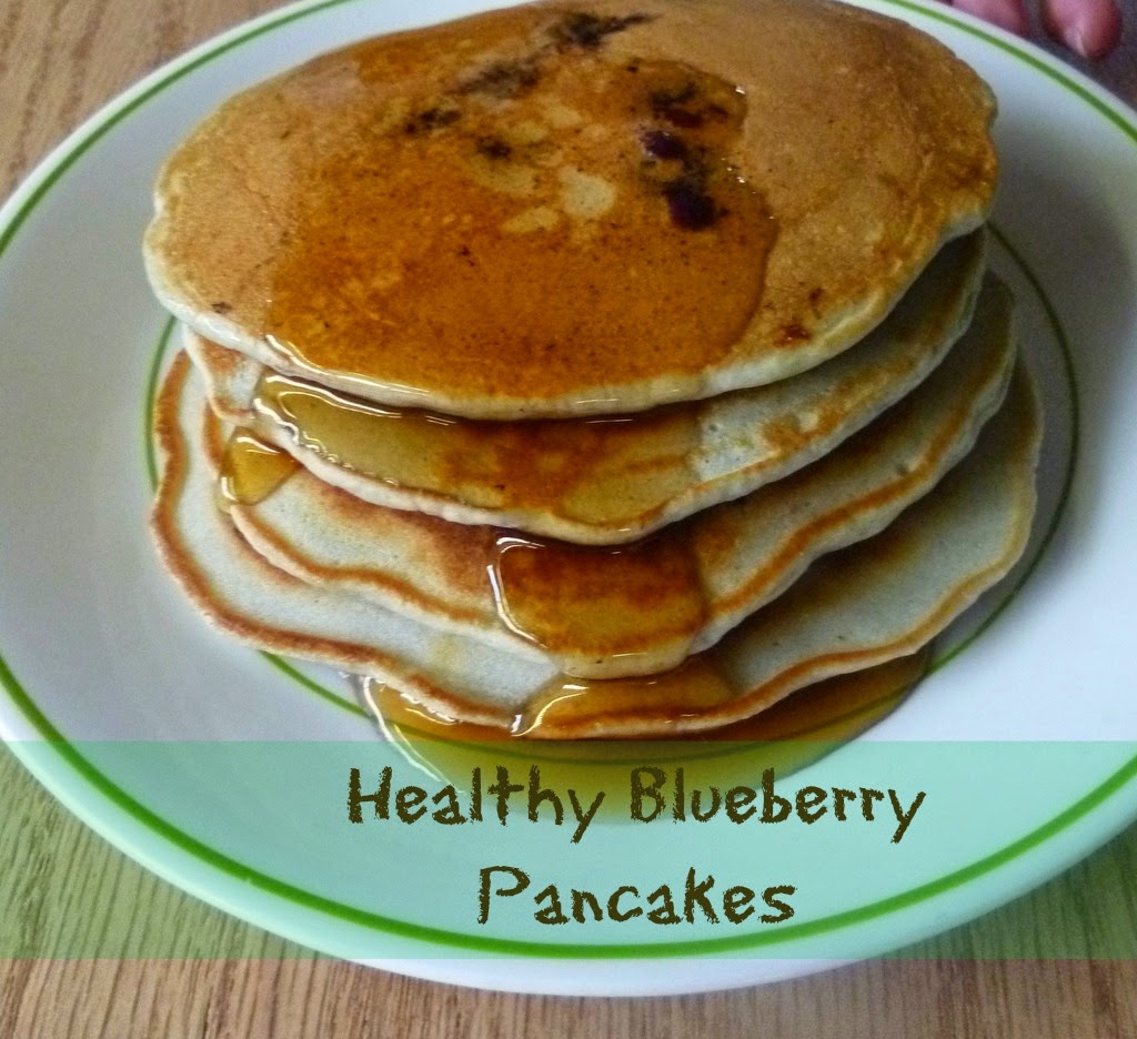 Growing in Grace: Healthy Blueberry Pancakes
